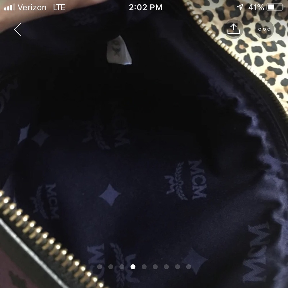 MCM clutch pouch in purple 💜 - Picture 5 of 7